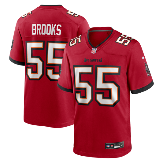 Men's Tampa Bay Buccaneers Derrick Brooks Red Game NFL Football Jersey - view 1