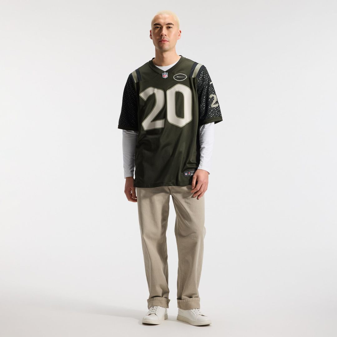 Men's New York Jets Breece Hall Green Rivalries Collection Game NFL Football Jersey - view 5