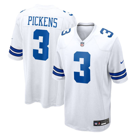 Men's Dallas Cowboys George Pickens White Game NFL Football Jersey - view 1