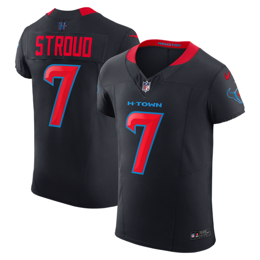 Men's Houston Texans C.J. Stroud Navy Alternate 2 Elite NFL Football Jersey - view 1