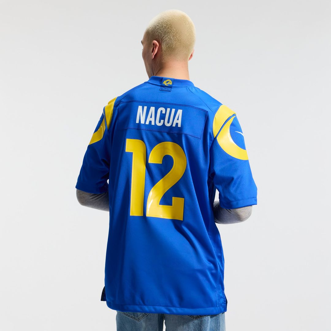 Men's Los Angeles Rams Puka Nacua Classic Sol Game NFL Football Jersey - view 10