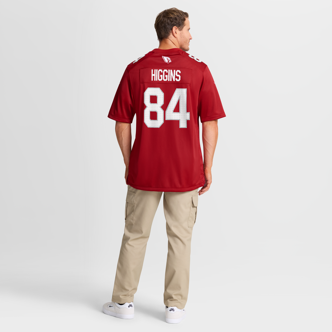 Men's Arizona Cardinals Elijah Higgins Cardinal Team Game NFL Football Jersey - view 8