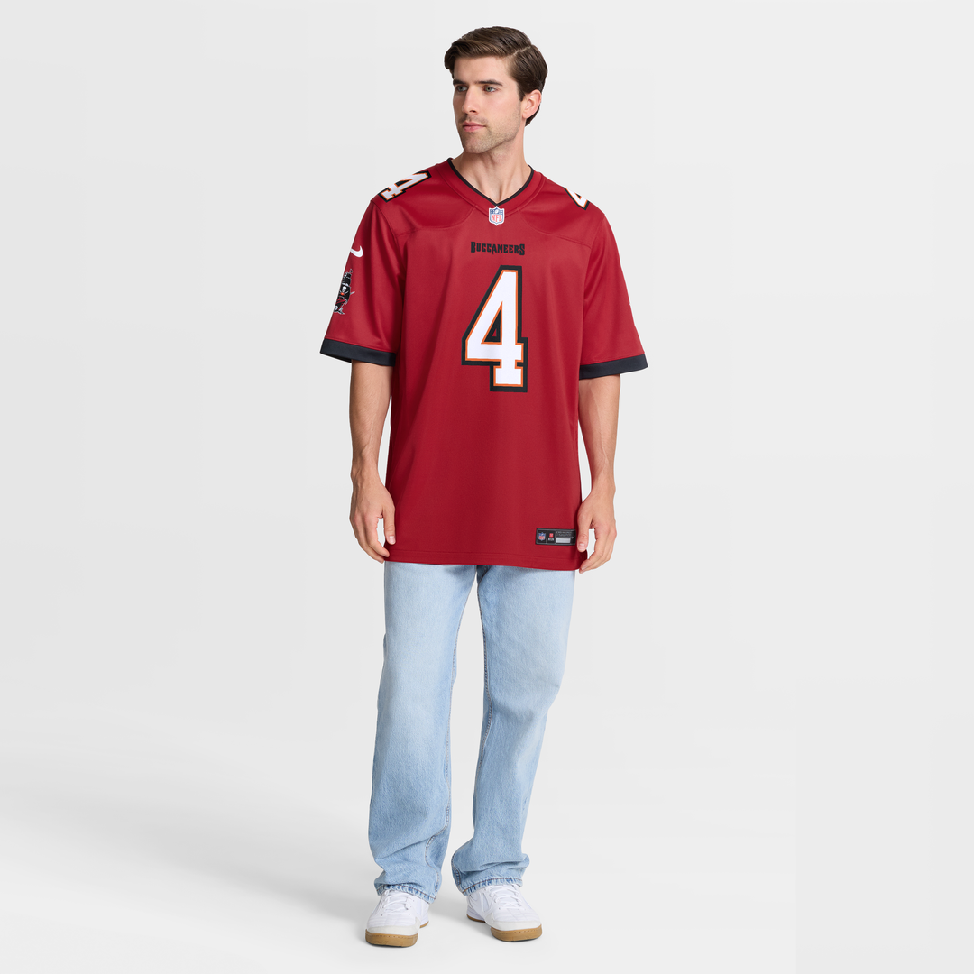 Men's Tampa Bay Buccaneers Chase McLaughlin Red Game NFL Football Jersey - view 4