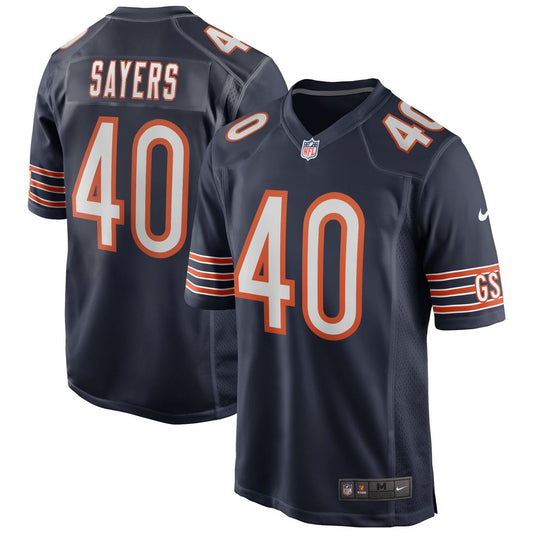 Men's Chicago Bears Gale Sayers Navy Game NFL Football Jersey - view 1