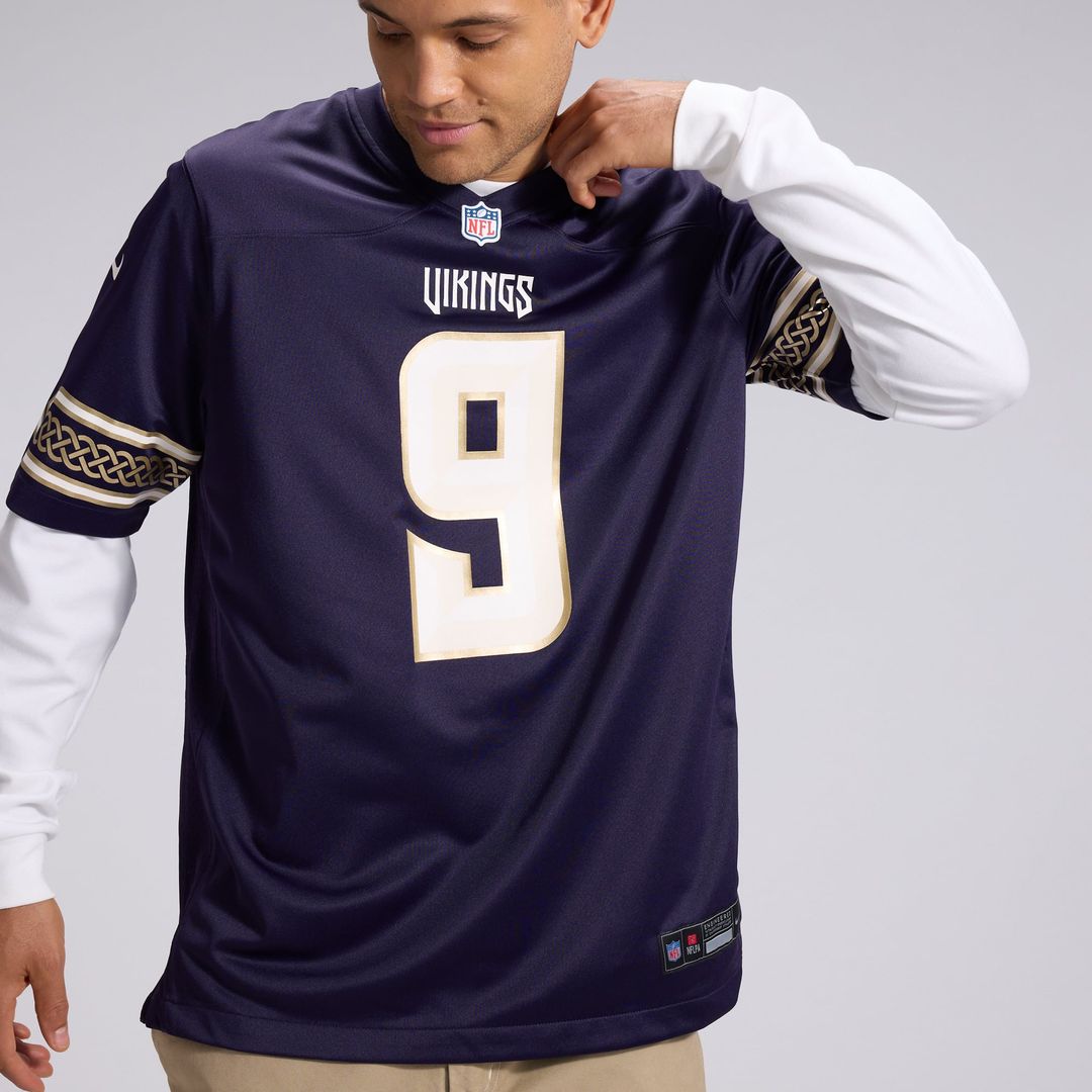 Men's Minnesota Vikings J.J McCarthy Purple 2026 Rivalries Collection Game NFL Football Jersey - view 10