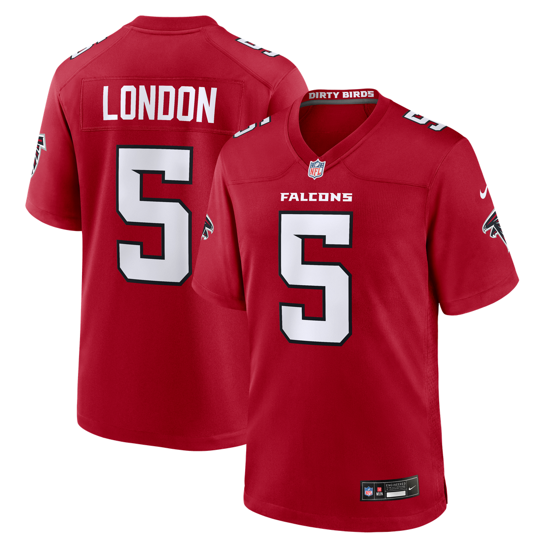 Men's Atlanta Falcons Drake London White Game NFL Football Jersey - view 15