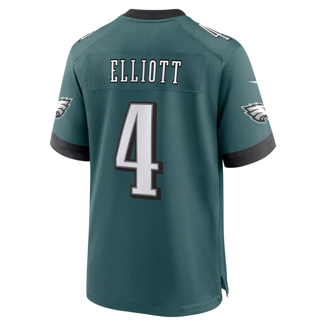 Men's Philadelphia Eagles Jake Elliott Midnight Green Team Game NFL Football Jersey - view 3