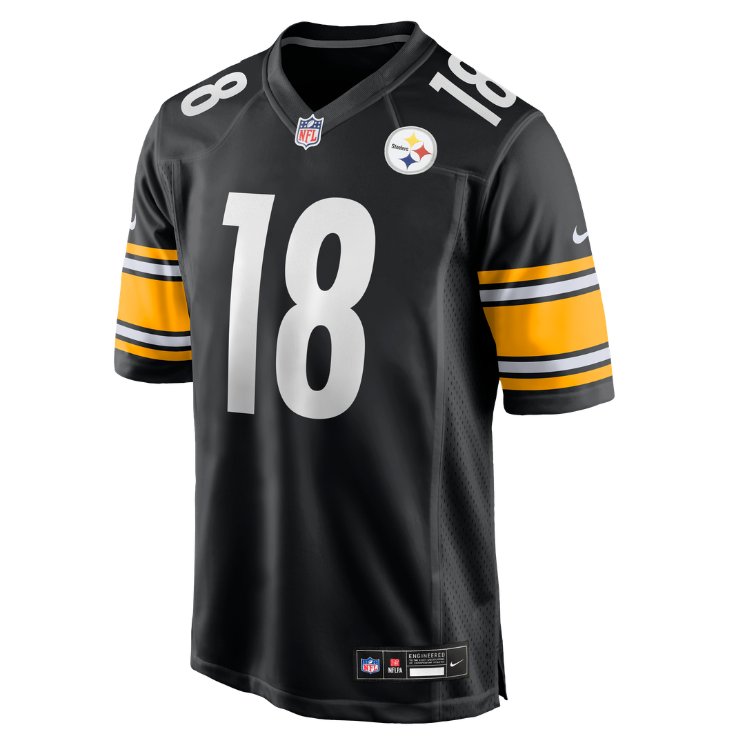 Men's Pittsburgh Steelers Will Howard Black Team Game NFL Football Jersey - view 2