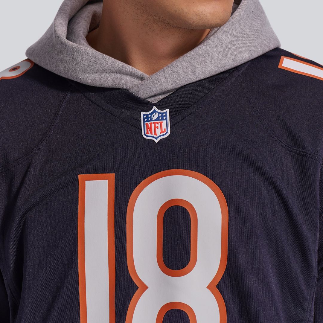 Men's Chicago Bears Caleb Williams White First Round Pick Player Game NFL Football Jersey - view 23