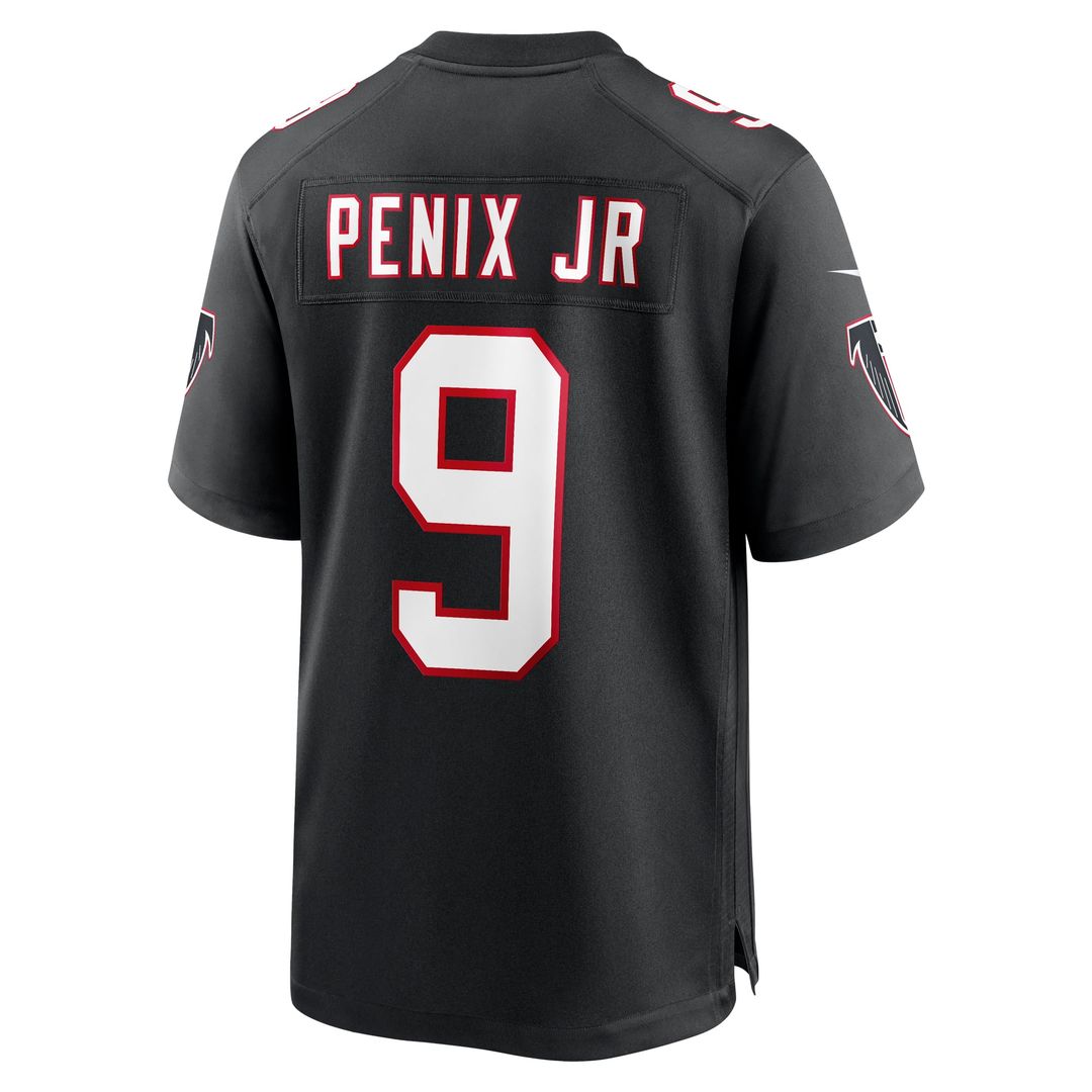 Men's Atlanta Falcons Michael Penix Jr. White Game NFL Football Jersey - view 17