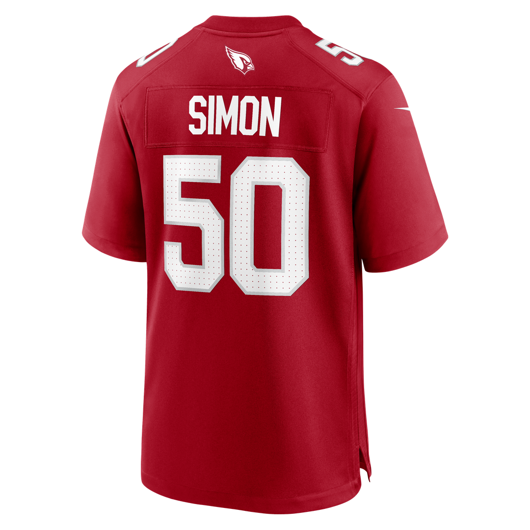 Men's Arizona Cardinals Cody Simon Cardinal Team Game NFL Football Jersey - view 3