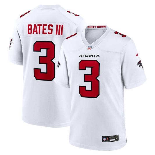 Men's Atlanta Falcons Jessie Bates III White Game NFL Football Jersey - view 1