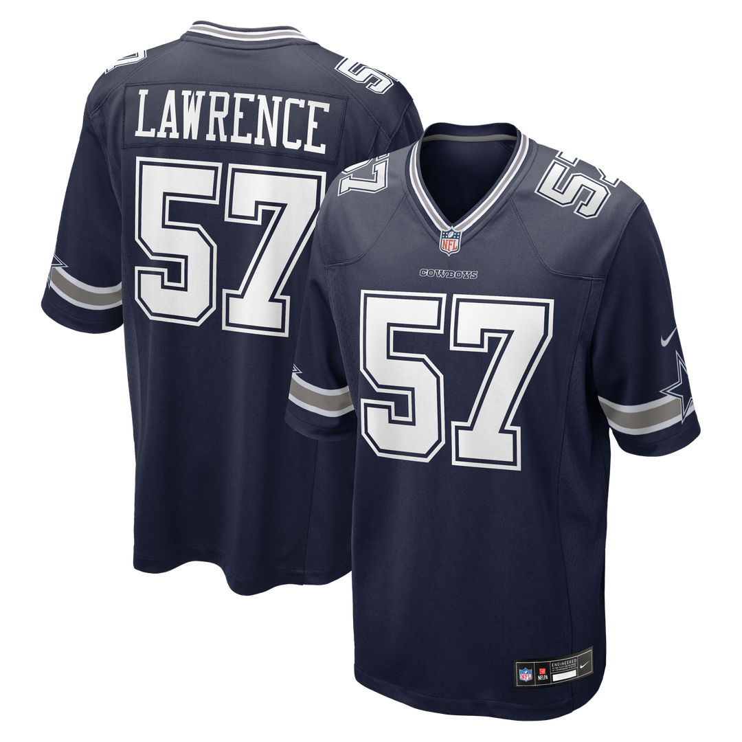 Men's Dallas Cowboys Malachi Lawrence White Game NFL Football Jersey - view 7