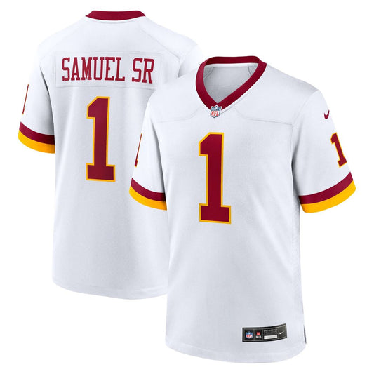 Men's Washington Commanders Deebo Samuel Sr White Game Super Bowl Era NFL Football Jersey - view 1