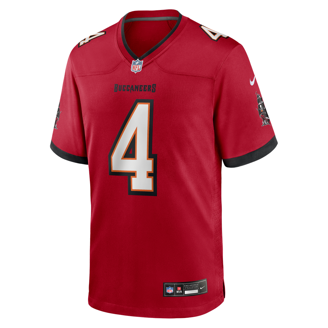 Men's Tampa Bay Buccaneers Chase McLaughlin Red Game NFL Football Jersey - view 2