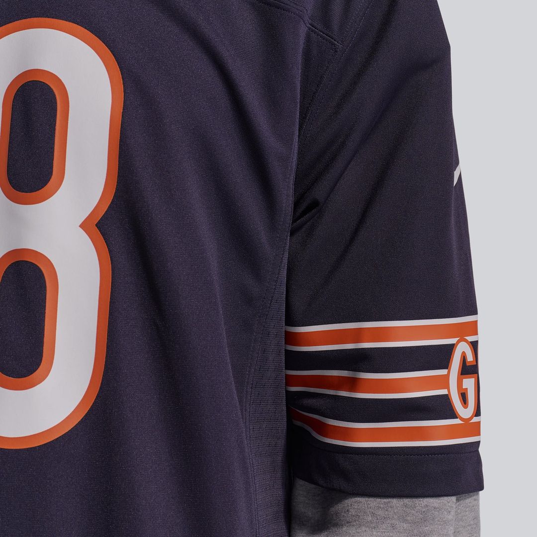 Men's Chicago Bears Caleb Williams White First Round Pick Player Game NFL Football Jersey - view 28