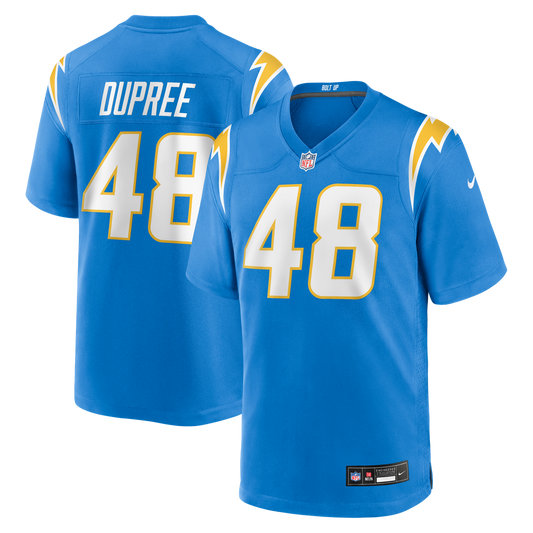 Men's Los Angeles Chargers Bud Dupree Powder Blue Team Game NFL Football Jersey - view 1