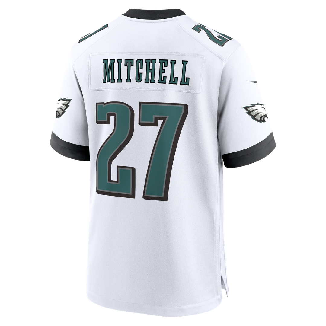 Men's Philadelphia Eagles Quinyon Mitchell Midnight Green Team Game NFL Football Jersey - view 12