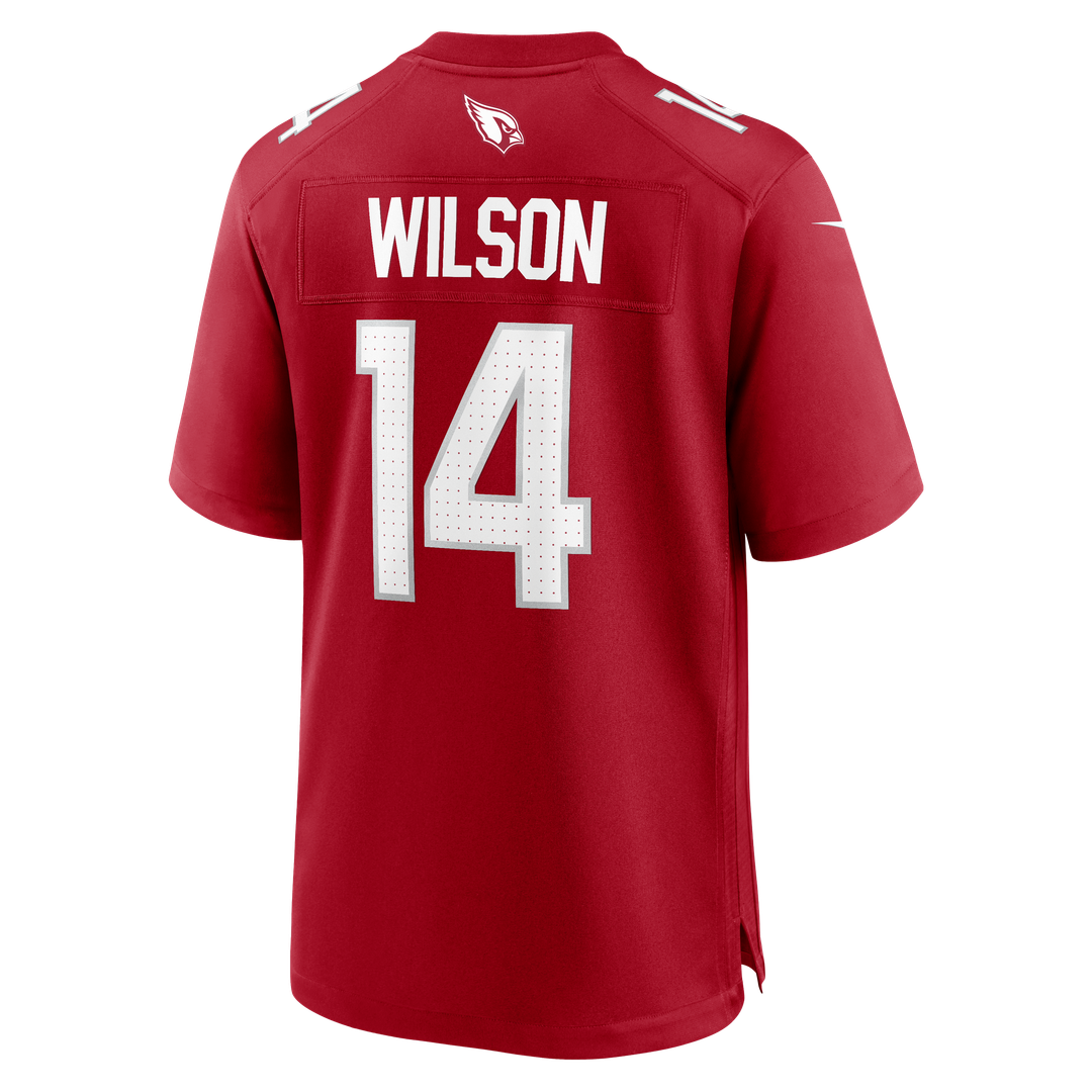Men's Arizona Cardinals Michael Wilson Cardinal Team Game NFL Football Jersey - view 3