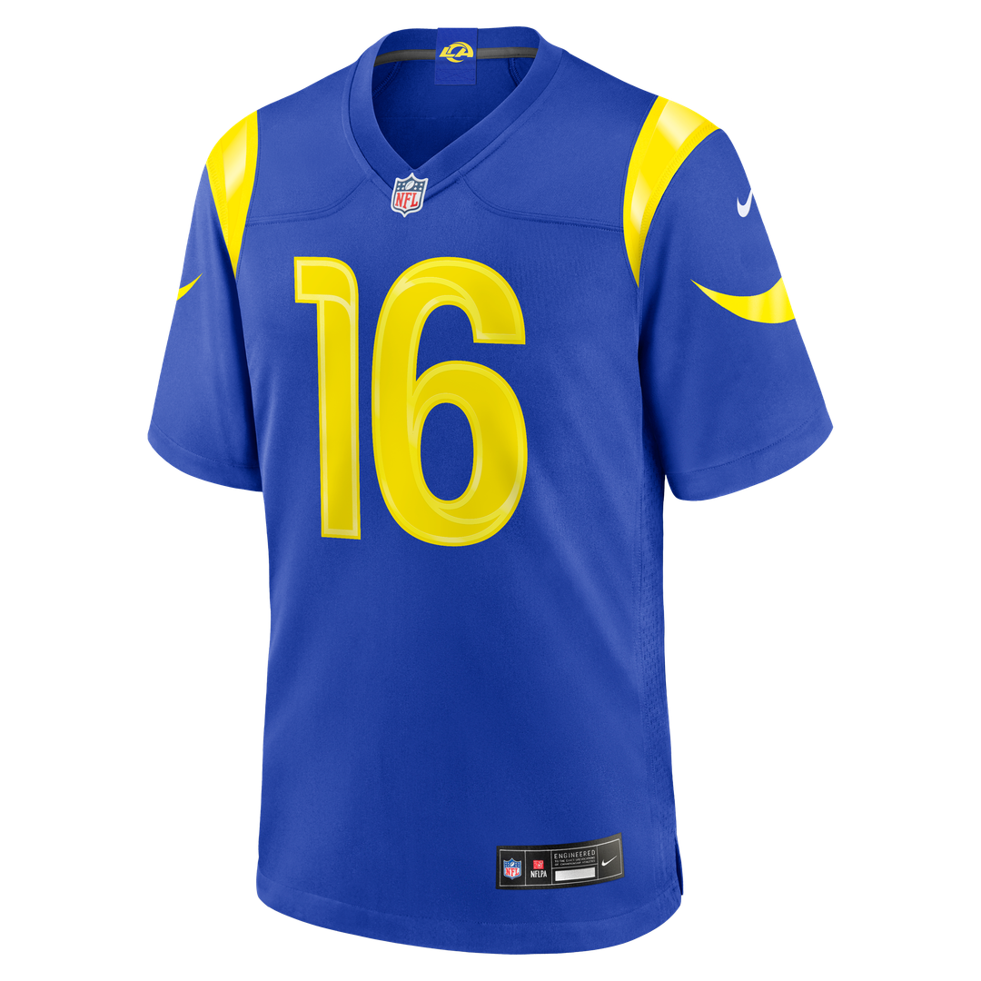 Men's Los Angeles Rams Tru Edwards Royal Team Game NFL Football Jersey - view 2
