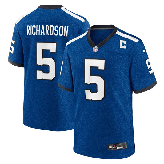 Men's Indianapolis Colts Anthony Richardson Royal Indiana Nights Alternate Game NFL Football Jersey - view 1