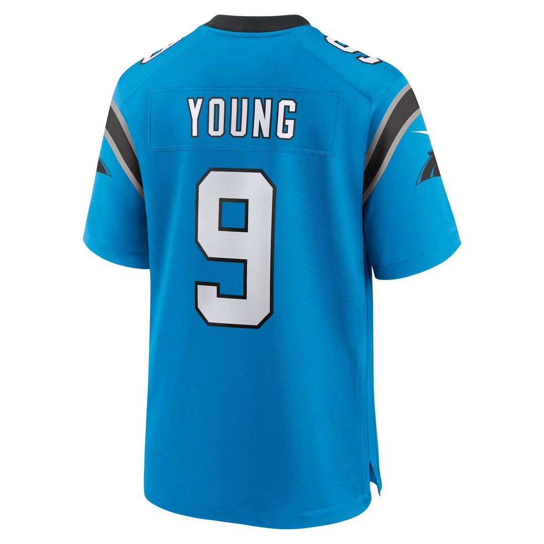 Men's Carolina Panthers Bryce Young Blue Alternate Game NFL Football Jersey - view 3