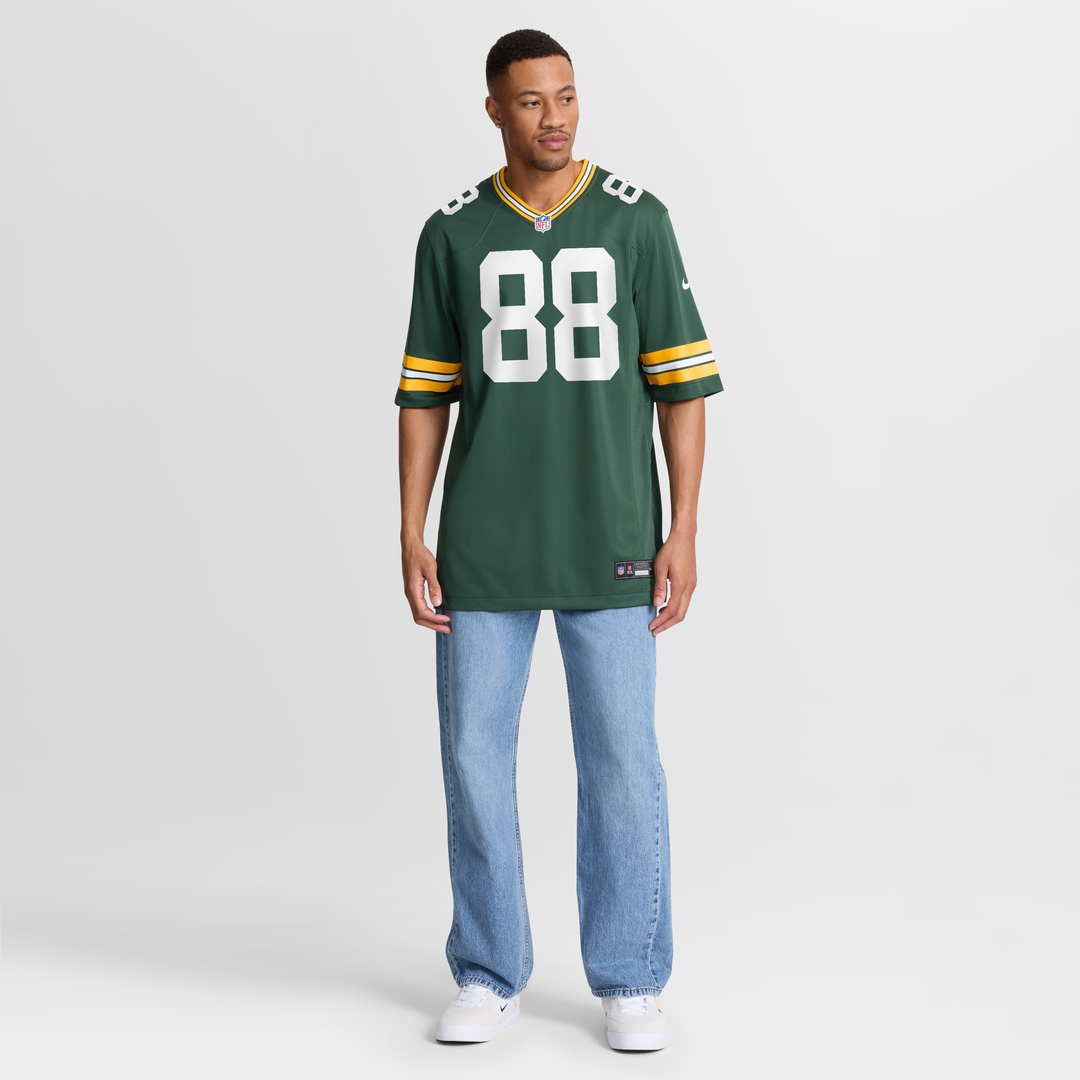 Men's Green Bay Packers Luke Musgrave Green Game NFL Football Jersey - view 7