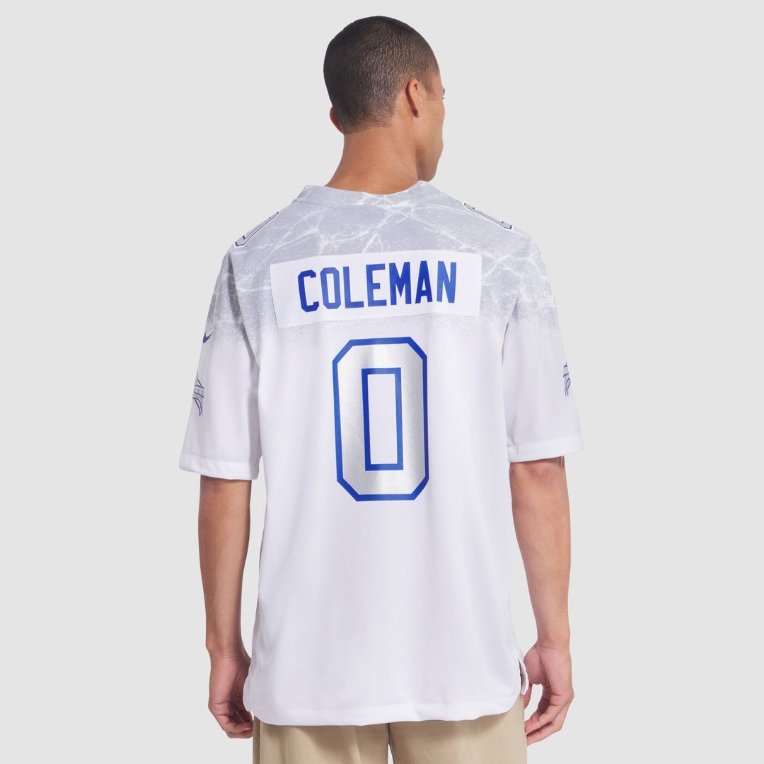 Men's Buffalo Bills Keon Coleman White Rivalries Collection Game NFL Football Jersey - view 5