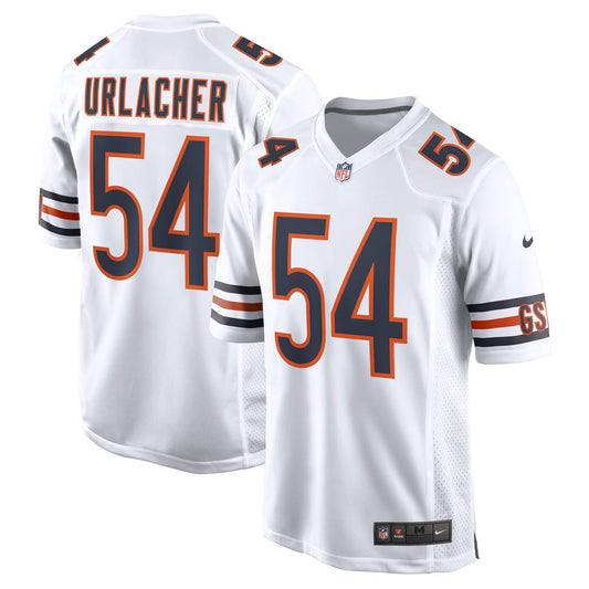 Men's Chicago Bears Brian Urlacher White Retired Player Game NFL Football Jersey - view 1