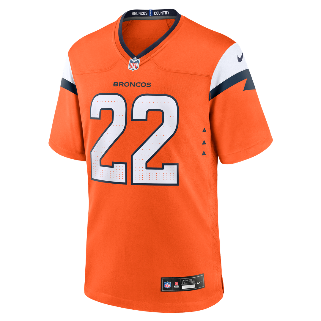 Men's Denver Broncos Brandon Jones Orange Team Game NFL Football Jersey - view 2