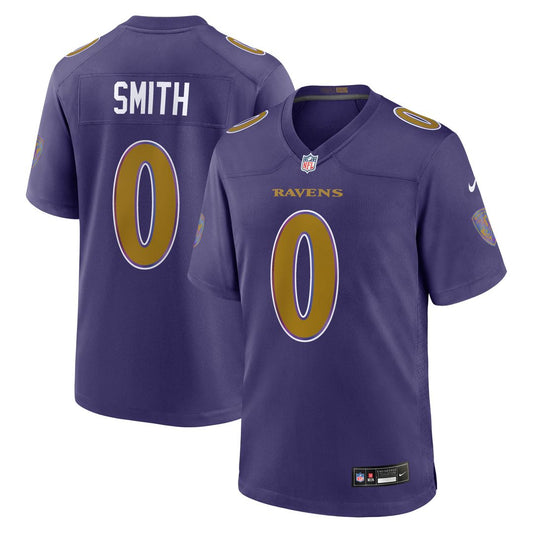 Men's Baltimore Ravens Roquan Smith Purple Alternate Game NFL Football Jersey - view 1