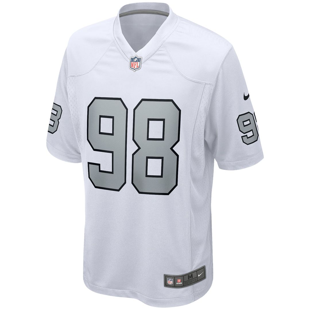 Men's Las Vegas Raiders Maxx Crosby Black Game NFL Football Jersey - view 18