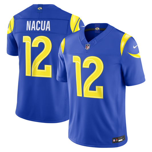 Men's Los Angeles Rams Puka Nacua Royal Team Stitched Limited NFL Football Jersey - view 1