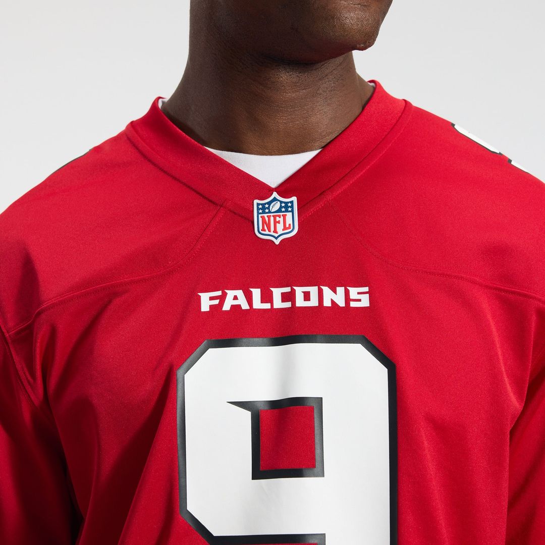 Men's Atlanta Falcons Michael Penix Jr. White Game NFL Football Jersey - view 29