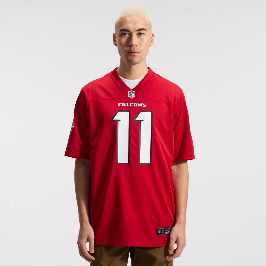 Men's Atlanta Falcons Jalon Walker Red Game NFL Football Jersey - view 17