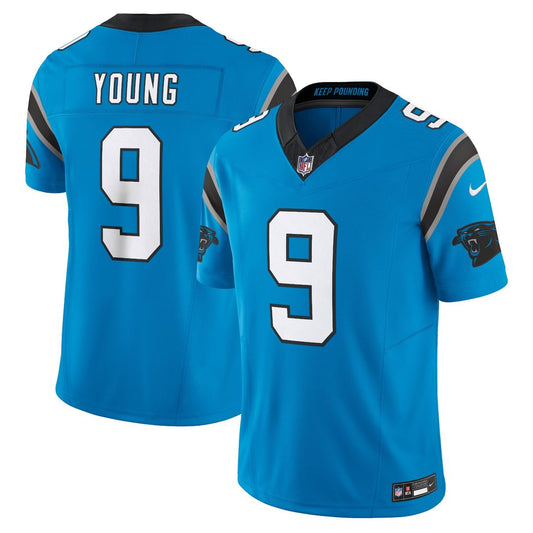 Men's Carolina Panthers Bryce Young Blue Limited NFL Football Jersey - view 1