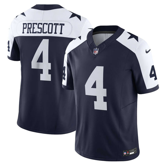 Men's Dallas Cowboys Dak Prescott Navy Limited NFL Football Jersey - view 1