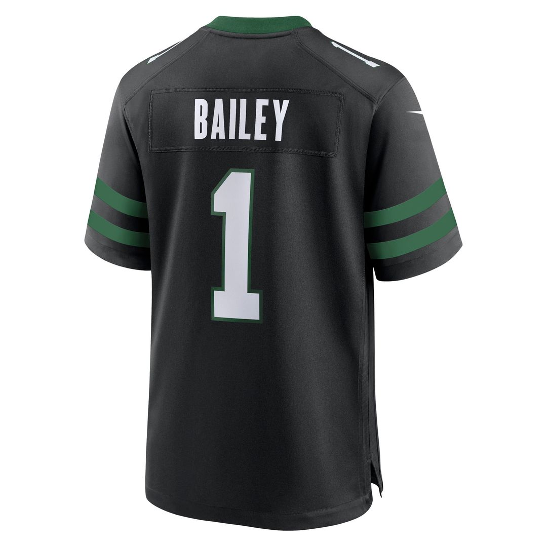 Men's New York Jets David Bailey Green Team Game NFL Football Jersey - view 15