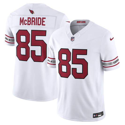 Men's Arizona Cardinals Trey McBride White Stitched Limited NFL Football Jersey - view 1