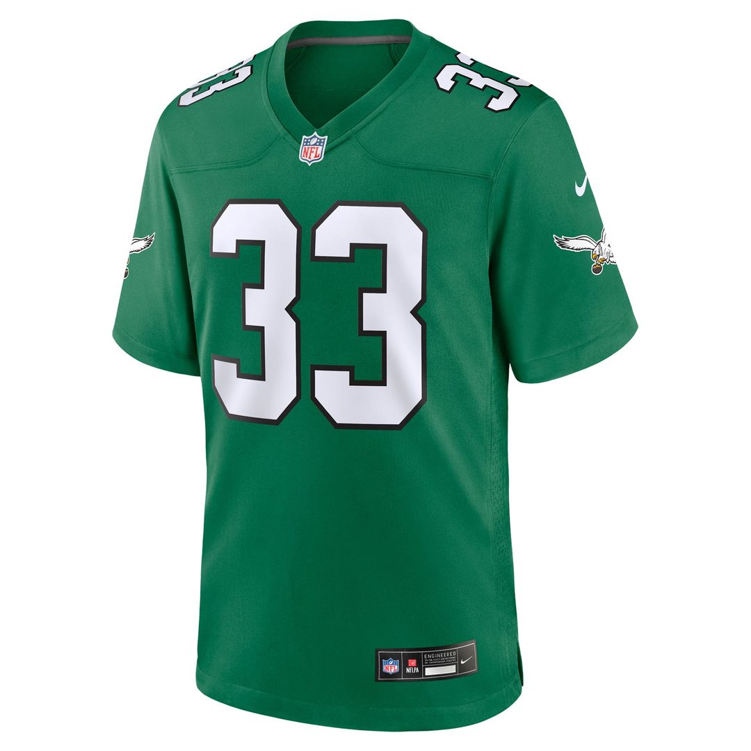 Men's Philadelphia Eagles Cooper DeJean Midnight Green Team Game NFL Football Jersey - view 14