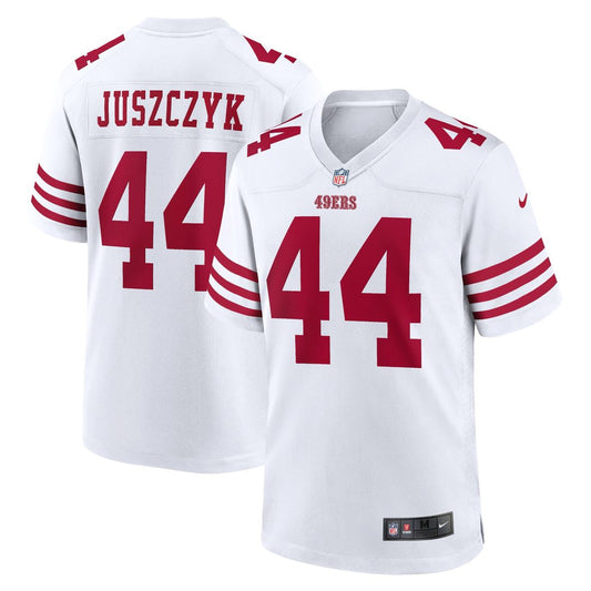 Men's San Francisco 49ers Kyle Juszczyk White Player Game NFL Football Jersey - view 1