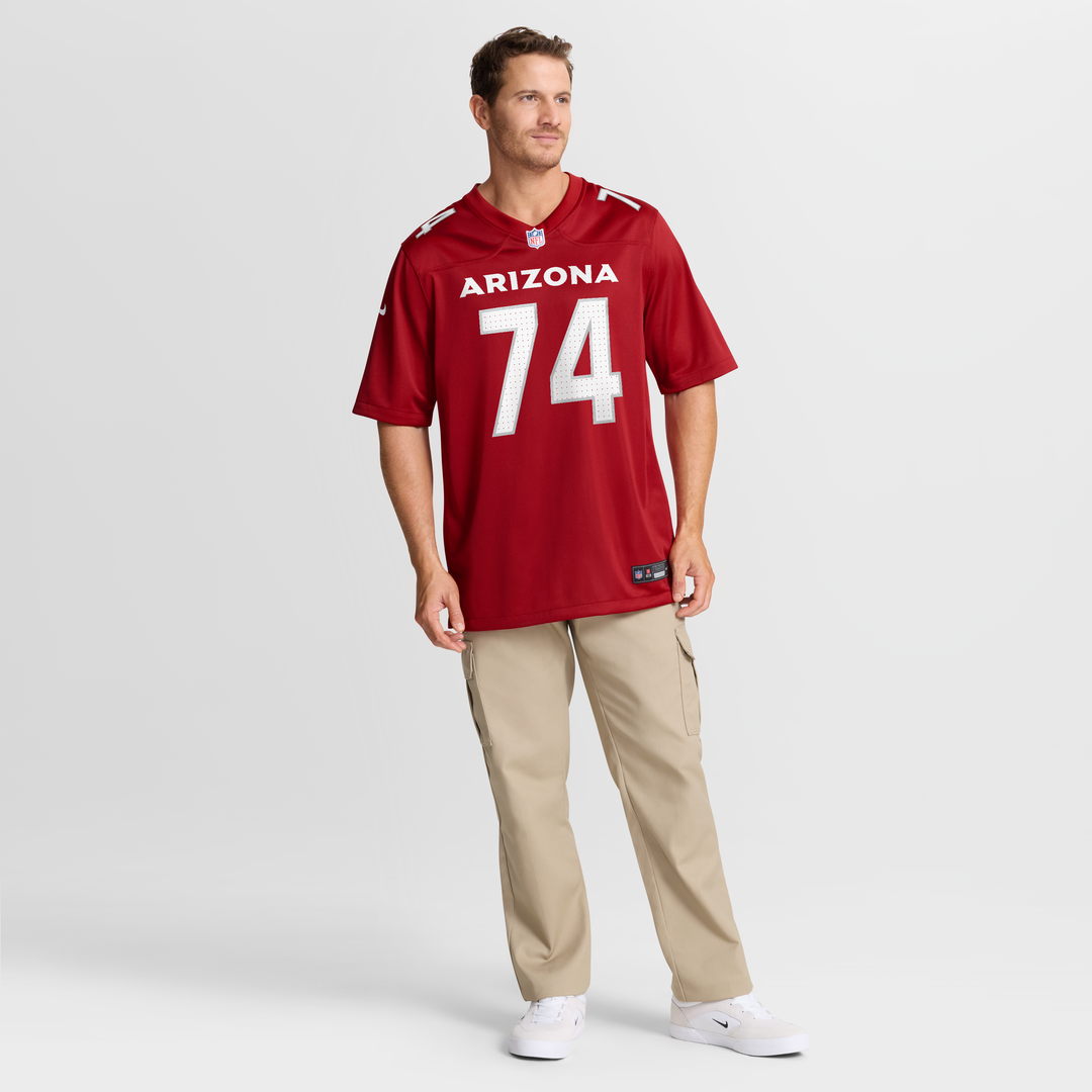 Men's Arizona Cardinals Isaiah Adams Cardinal Team Game NFL Football Jersey - view 7