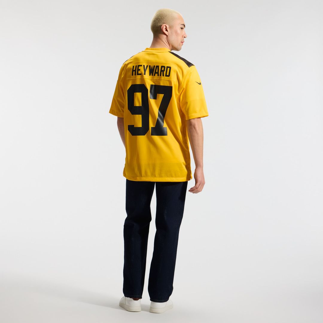 Men's Pittsburgh Steelers Cameron Heyward Black Game NFL Football Jersey - view 22