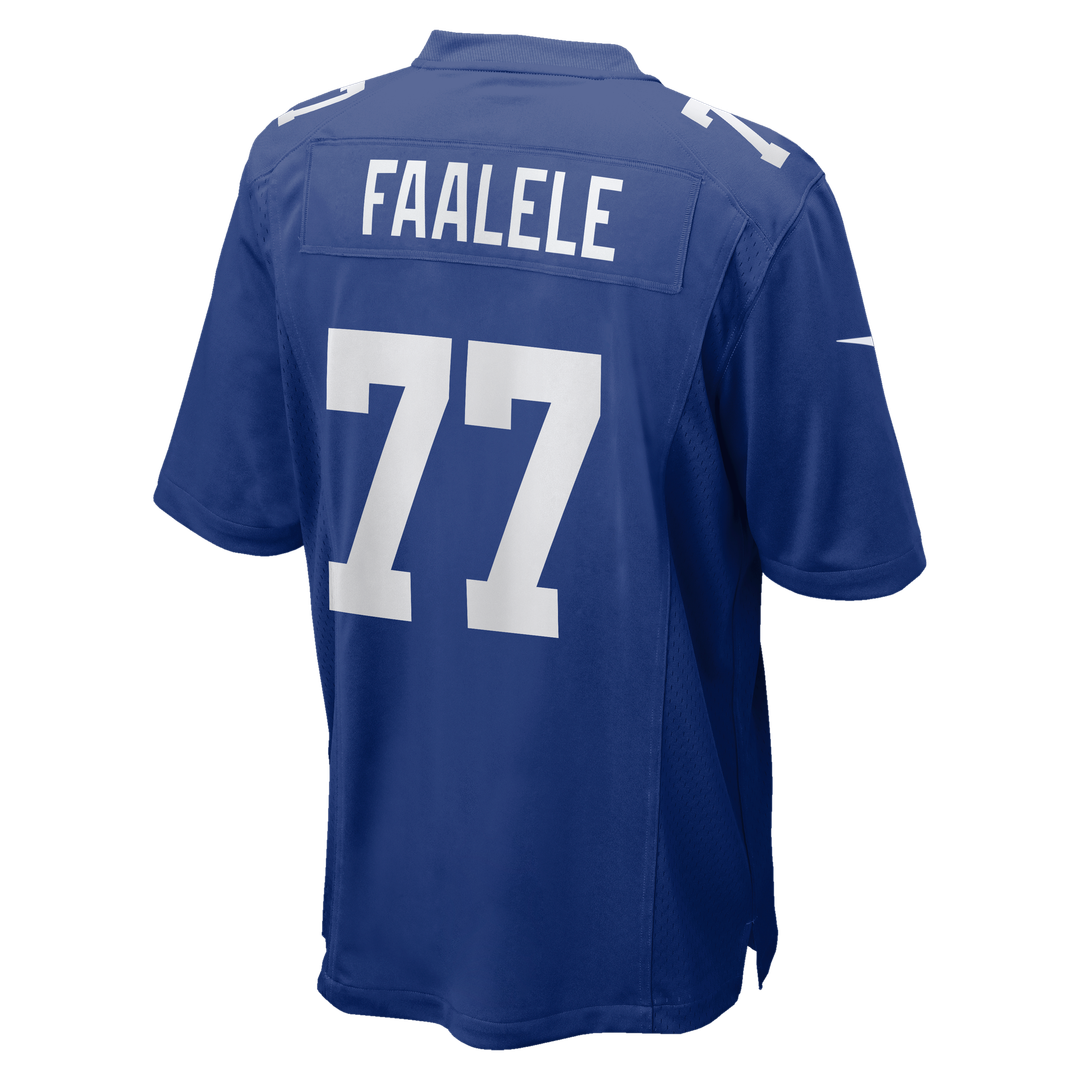 Men's New York Giants Daniel Faalele Royal Team Game NFL Football Jersey - view 5