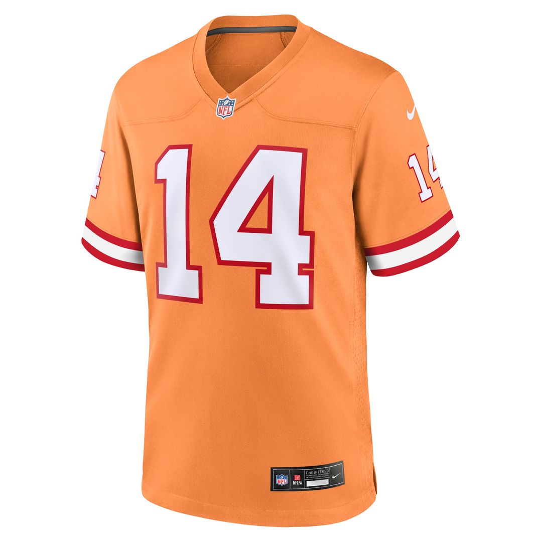 Men's Tampa Bay Buccaneers Chris Godwin Orange Throwback Game NFL Football Jersey - view 8
