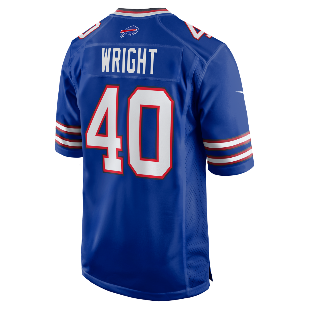 Men's Buffalo Bills Matthew Wright Royal Team Game NFL Football Jersey - view 3