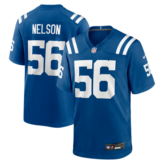 Men's Indianapolis Colts Quenton Nelson Royal Game NFL Football Jersey - view 1