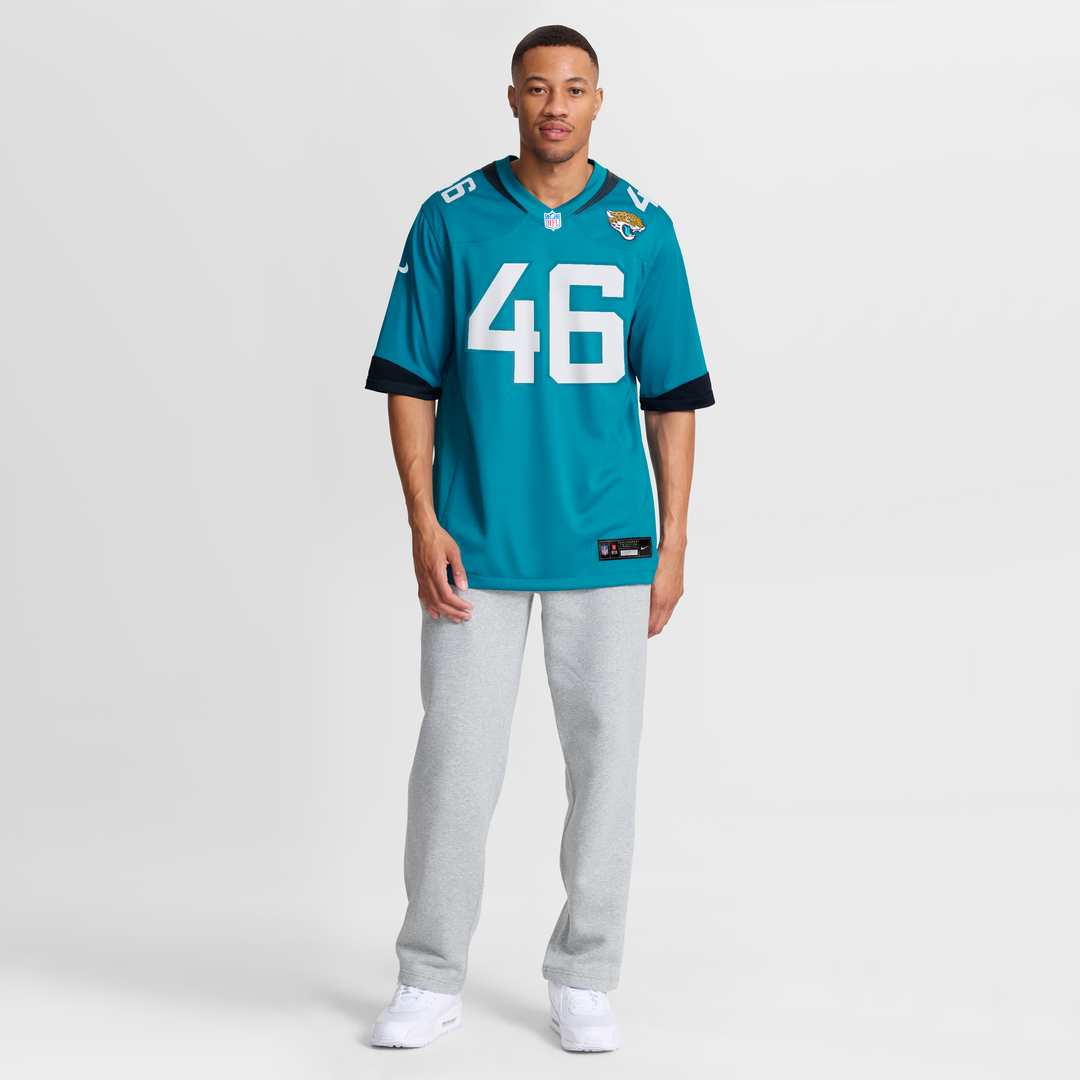 Men's Jacksonville Jaguars Ross Matiscik Teal Game NFL Football Jersey - view 15