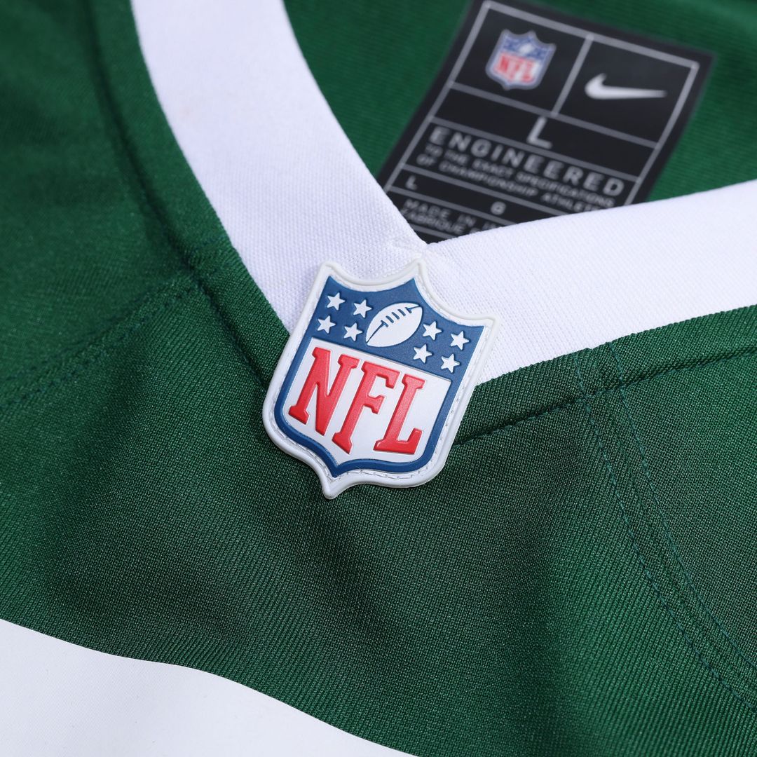 Men's New York Jets Thomas Hennessy Legacy Green Team Game NFL Football Jersey - view 4