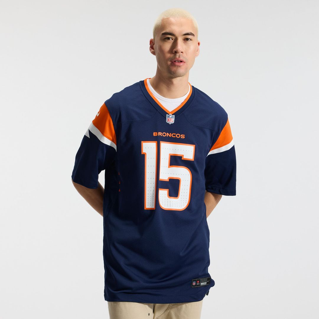 Men's Denver Broncos Nik Bonitto Orange Team Game NFL Football Jersey - view 19
